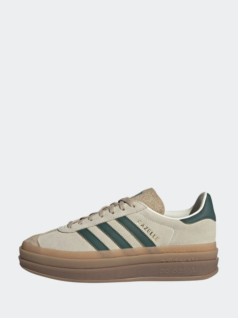 Marron/Vert - Baskets adidas Originals Gazelle Bold W