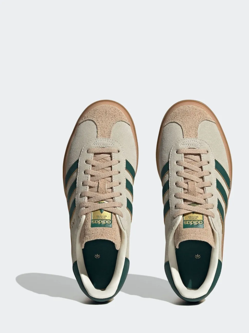 Marron/Vert - Baskets adidas Originals Gazelle Bold W
