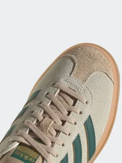 Marron/Vert - Baskets adidas Originals Gazelle Bold W