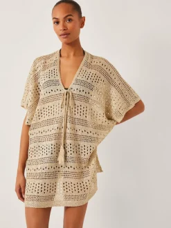 Mini caftan Monsoon Rosa en maille