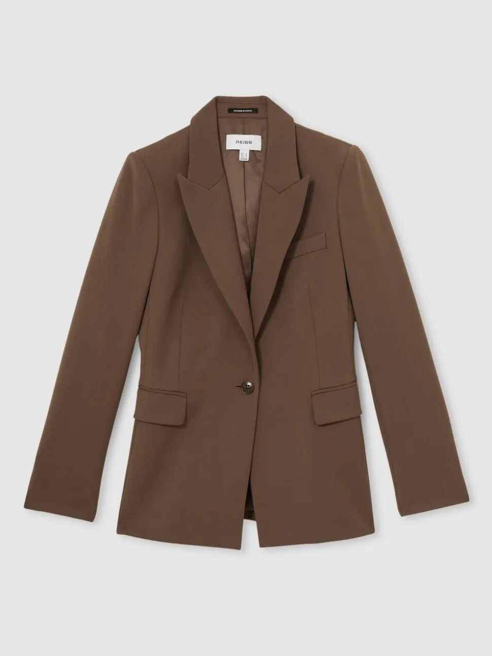 Mink neutre - Blazer de costume droit ajusté Reiss Gabie