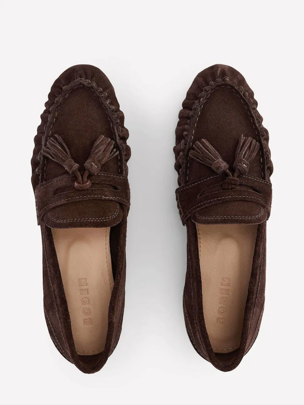 Mocassins Boden doux froncés