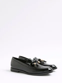 Mocassins River Island vernis à glands