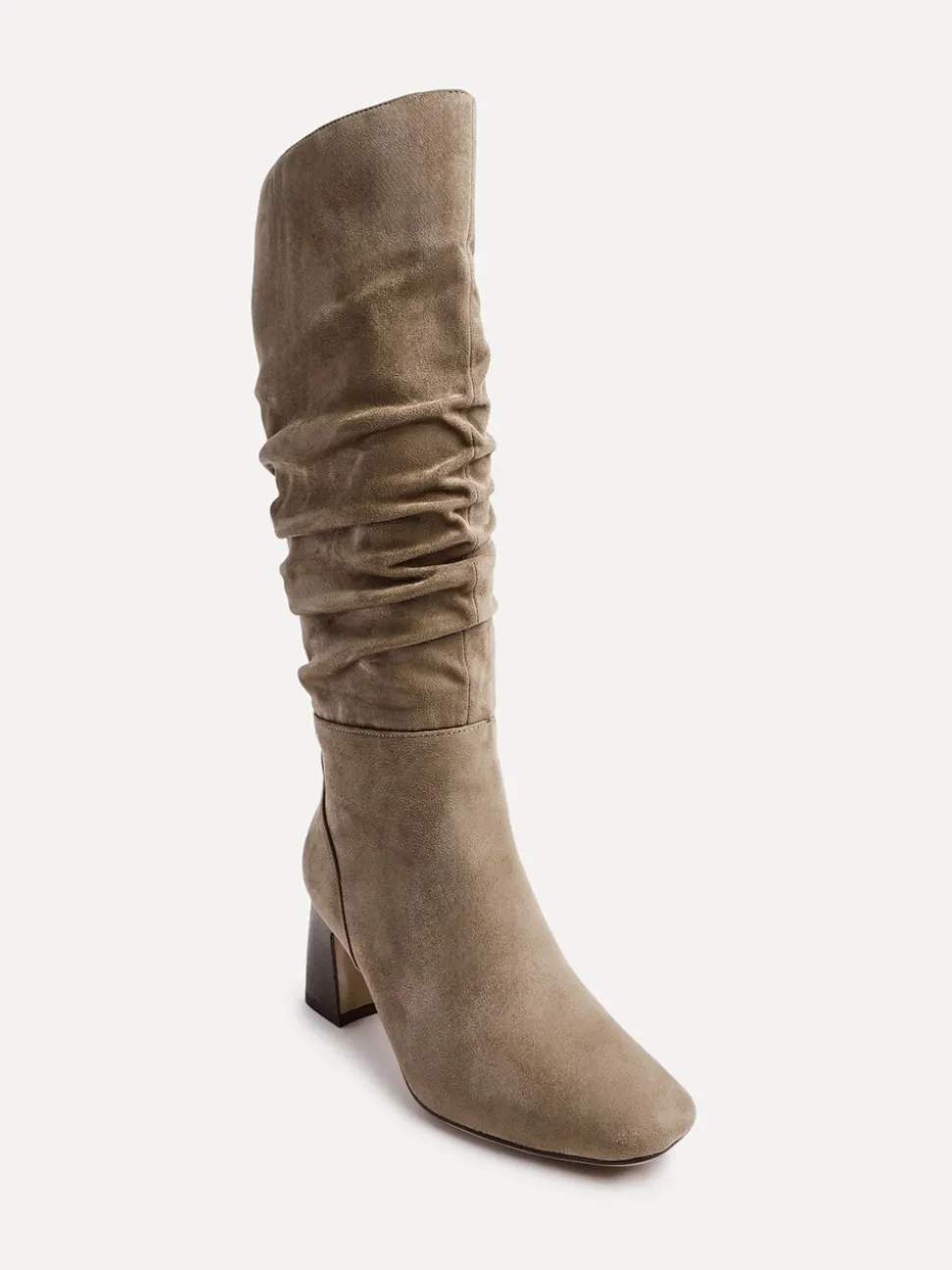 Mocha - Bottes hautes Linzi Alpine froncées