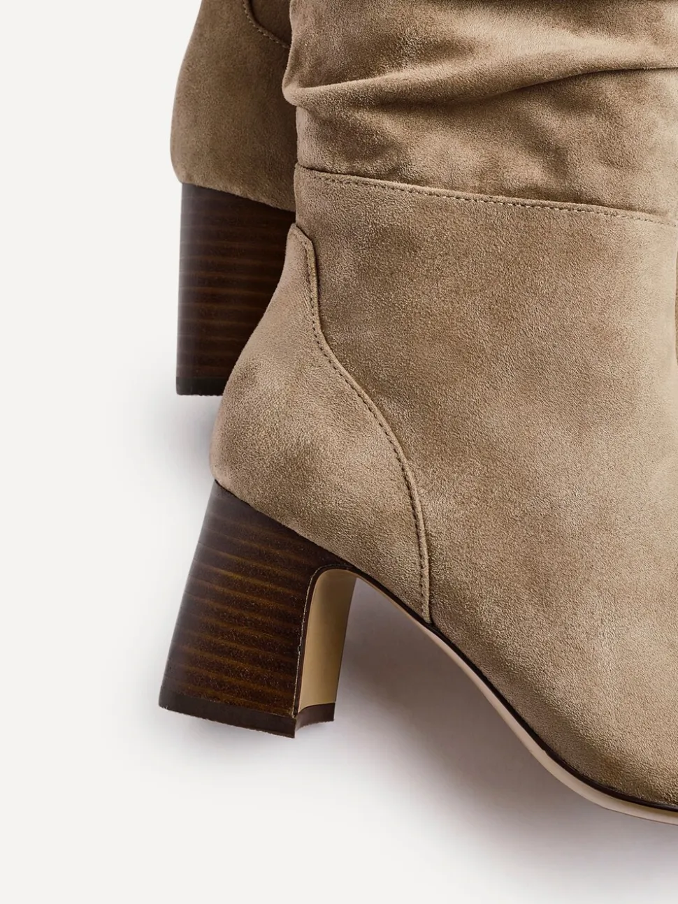 Mocha - Bottes hautes Linzi Alpine froncées