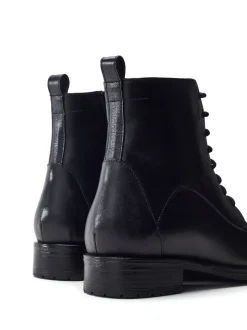 Moda in Pelle bottes à lacets en cuir MbyModa Otami