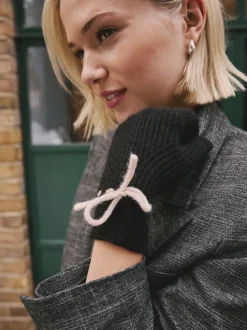 monochrome - Lot 3gants en maille D Bows 1