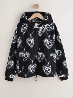 monochrome - Polaires Polar demi-zippée Cœur et médaillon