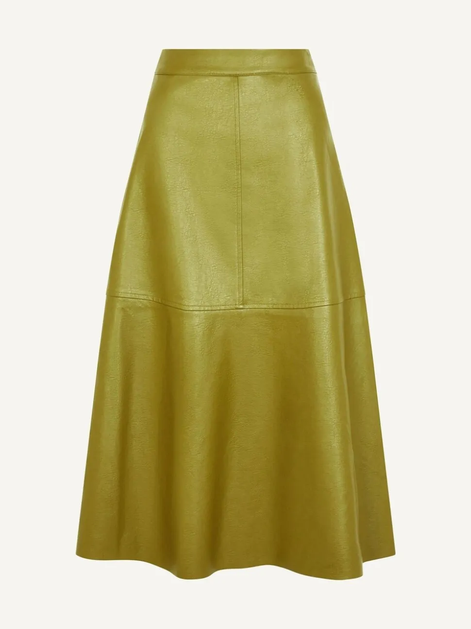 Monsoon Jupes Mi-long en faux cuir Pippa