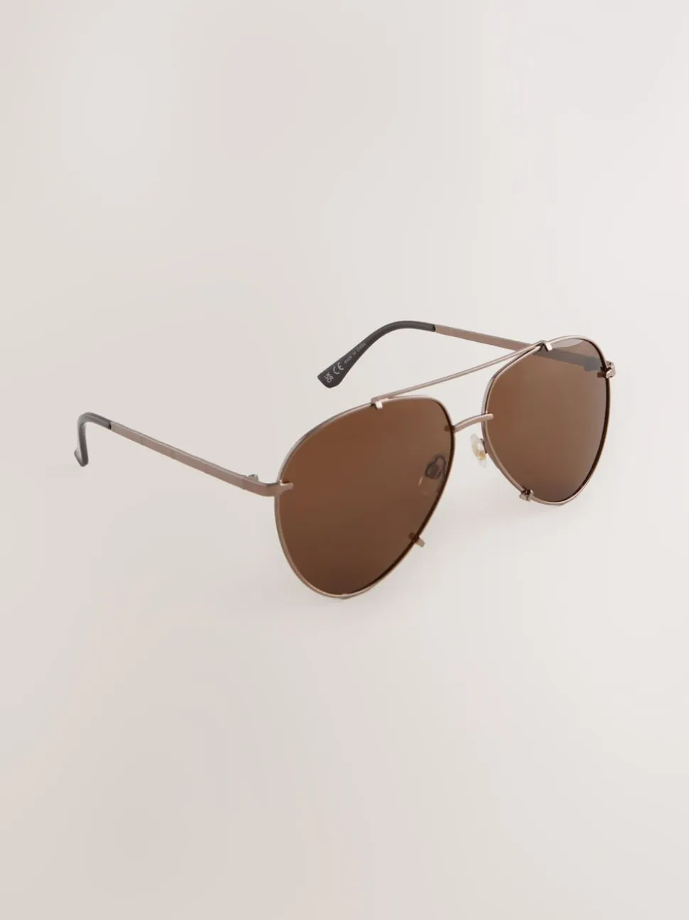 Métallisé - Lunettes de soleil style aviateur