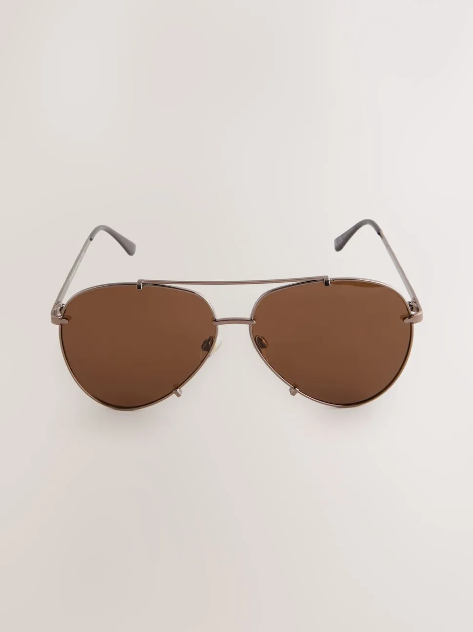 Métallisé - Lunettes de soleil style aviateur