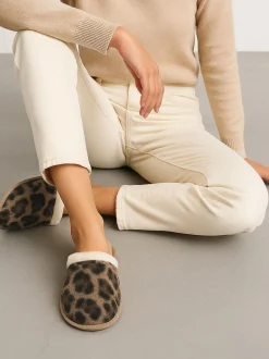 Mules Totes Isotoner en fourrure pour femme