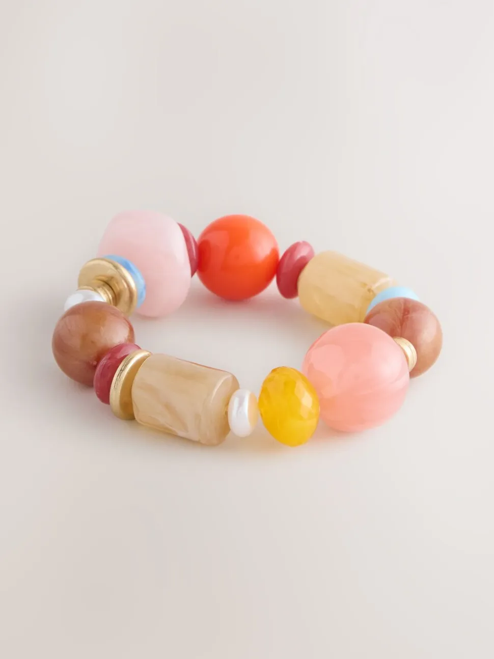 Multicolore - Bracelet de perles épaisses
