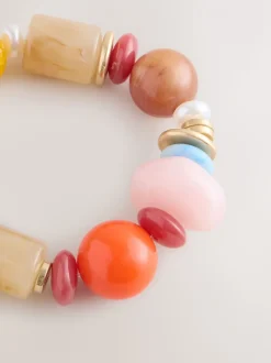 Multicolore - Bracelet de perles épaisses