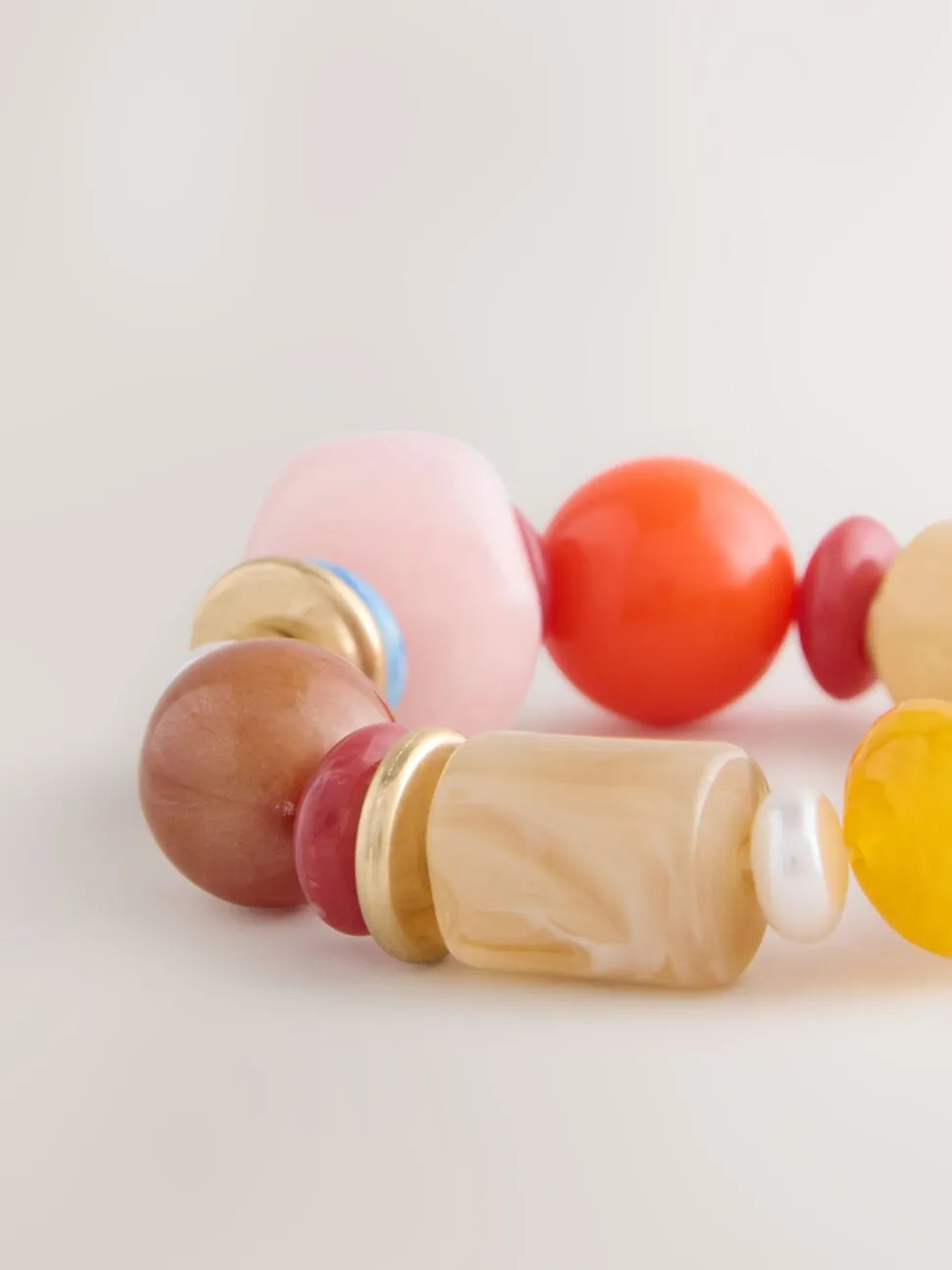 Multicolore - Bracelet de perles épaisses