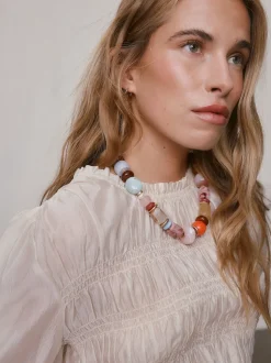 Multicolore - Collier de grosses perles