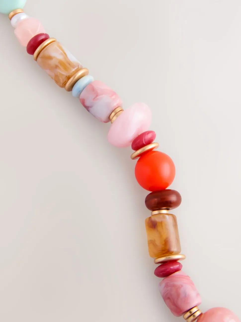 Multicolore - Collier de grosses perles