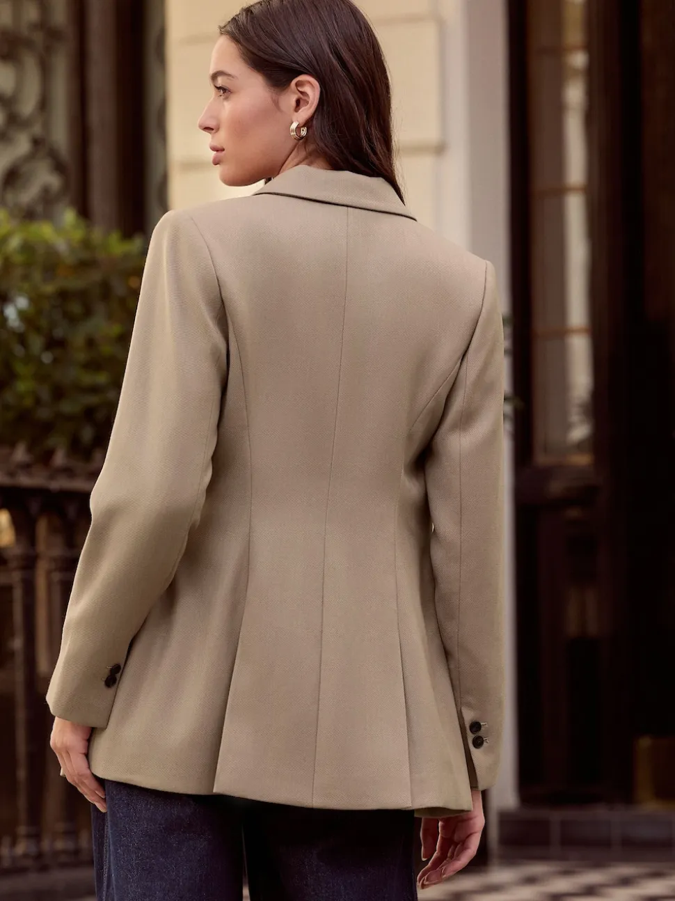 neutre - Blazer N. Premium en sergé de laine Blend