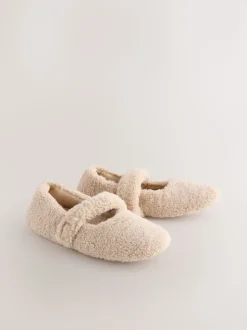 neutre - Chaussons Borg Ballet