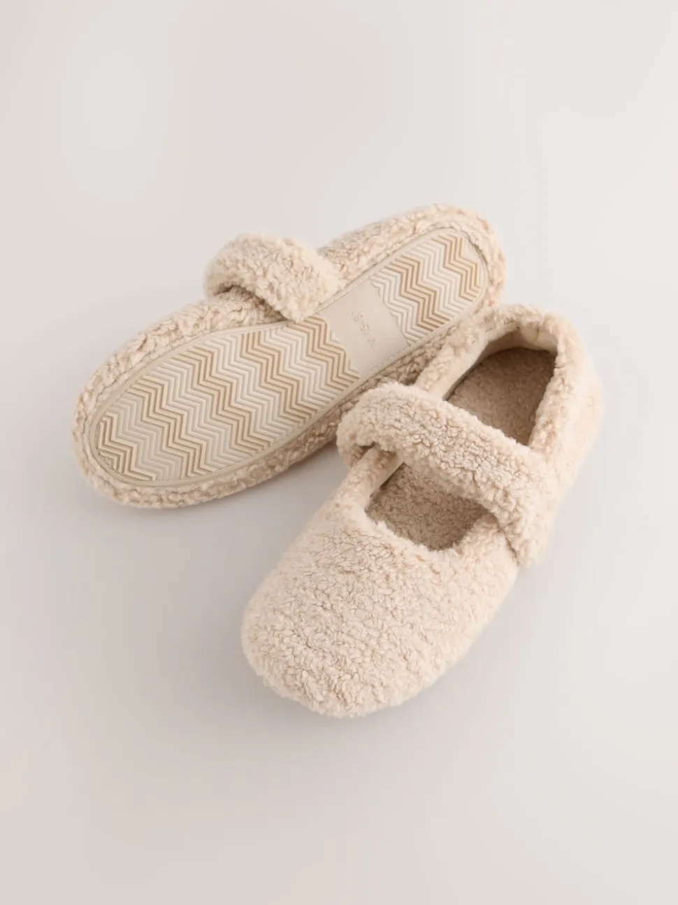 neutre - Chaussons Borg Ballet