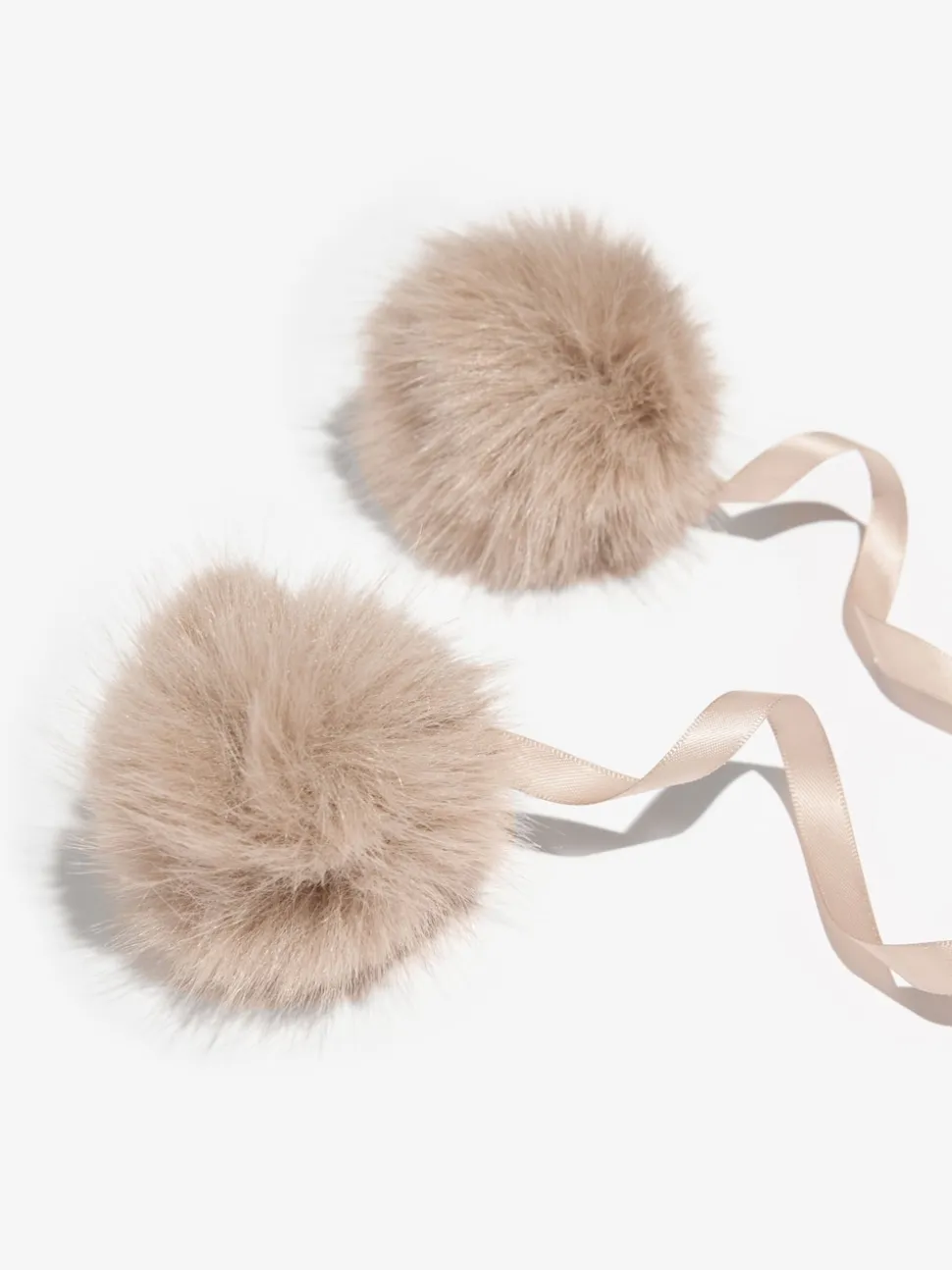 neutre - Lipsy Chapeau de trappeur en fausse fourrure avec pompons