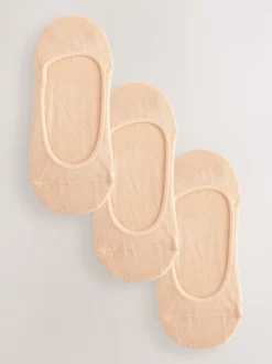 neutre - Lot de 3 paires de chaussettes invisibles décolleté