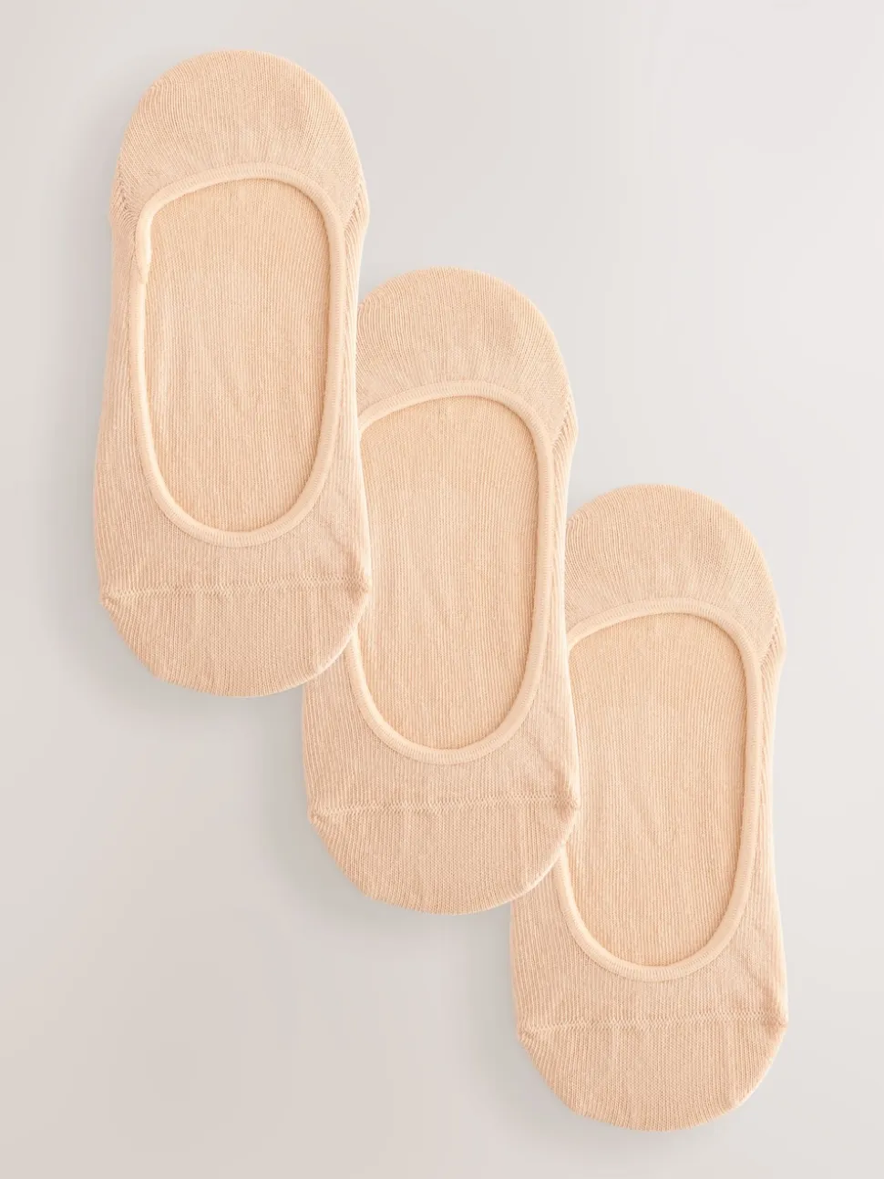 neutre - Lot de 3 paires de chaussettes invisibles décolleté