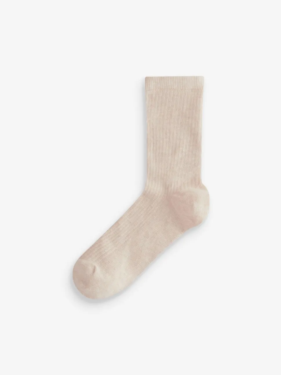 neutre - Lot de 4 paires de socquettes en maille côtelée