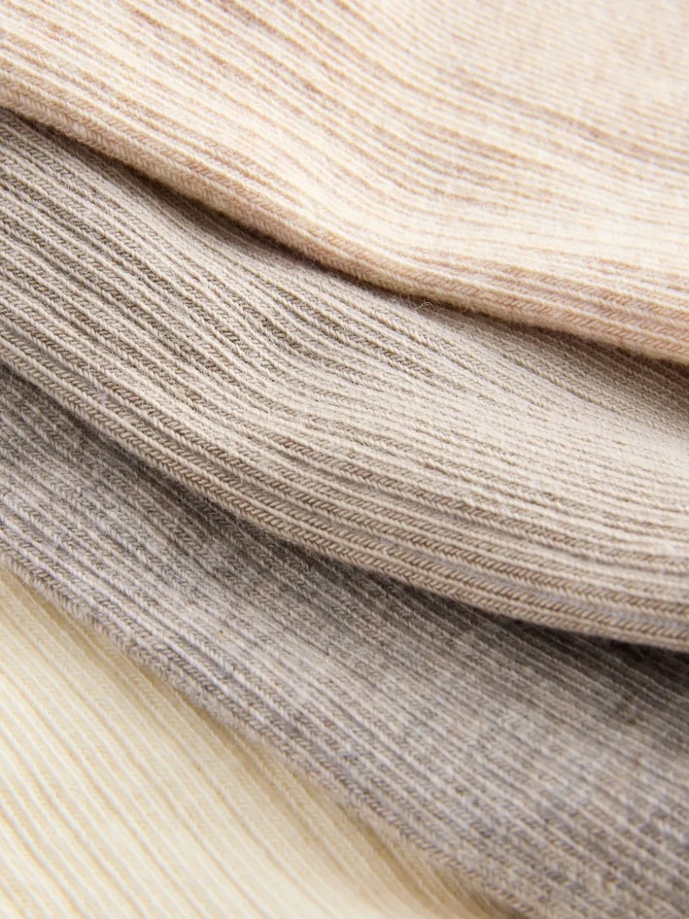 neutre - Lot de 4 paires de chaussettes de sport côtelées