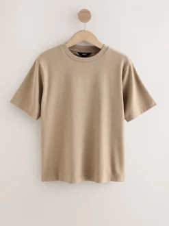 neutre - T-shirt N. Premium confortable à Manches courtes et Col rond