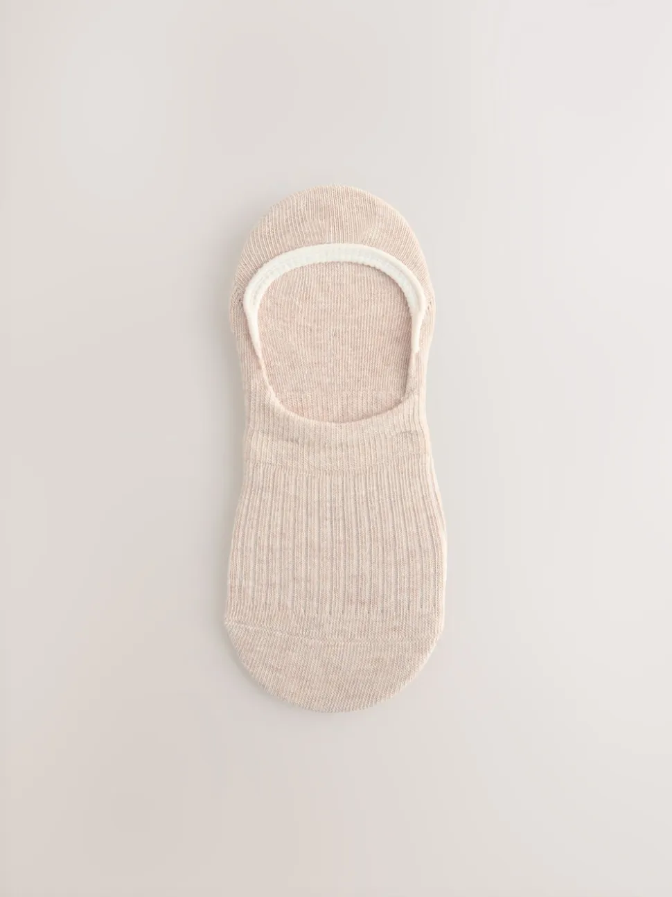 Neutre côtelé - Paquet de chaussettes invisibles 4