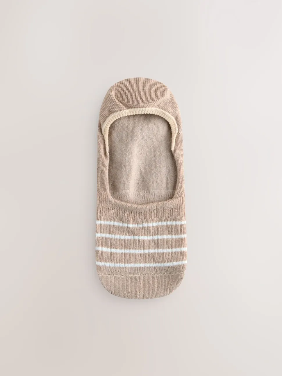 Neutre/gris Imprimé animal et Rayure - Paquet de chaussettes d'entraînement invisibles 4