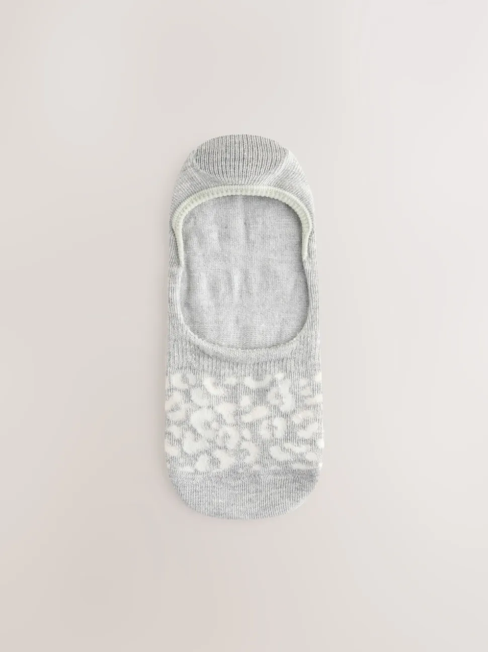 Neutre/gris Imprimé animal et Rayure - Paquet de chaussettes d'entraînement invisibles 4