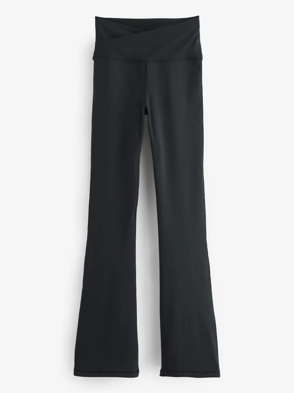 Noir - Active Wrap Waist Flared Leggings