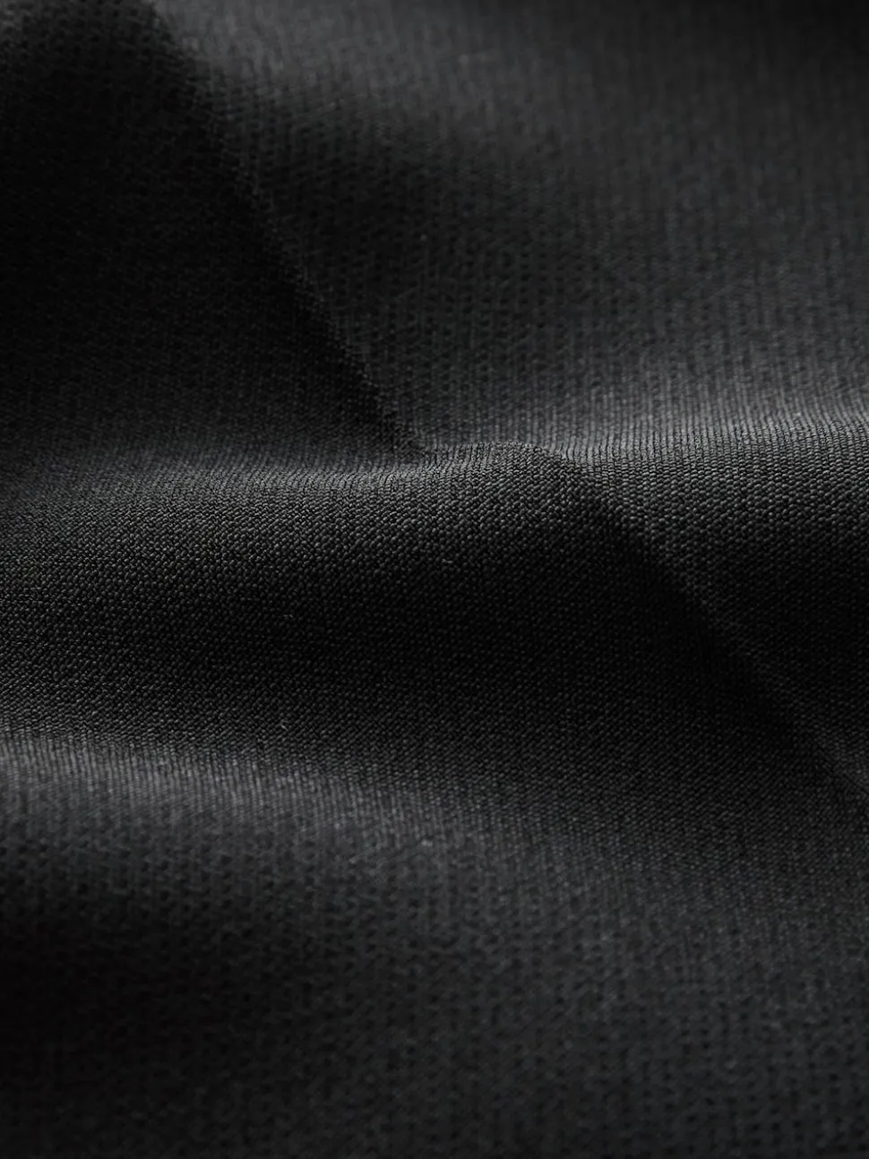 Noir - Ajusté Pantalons droites élastiquées