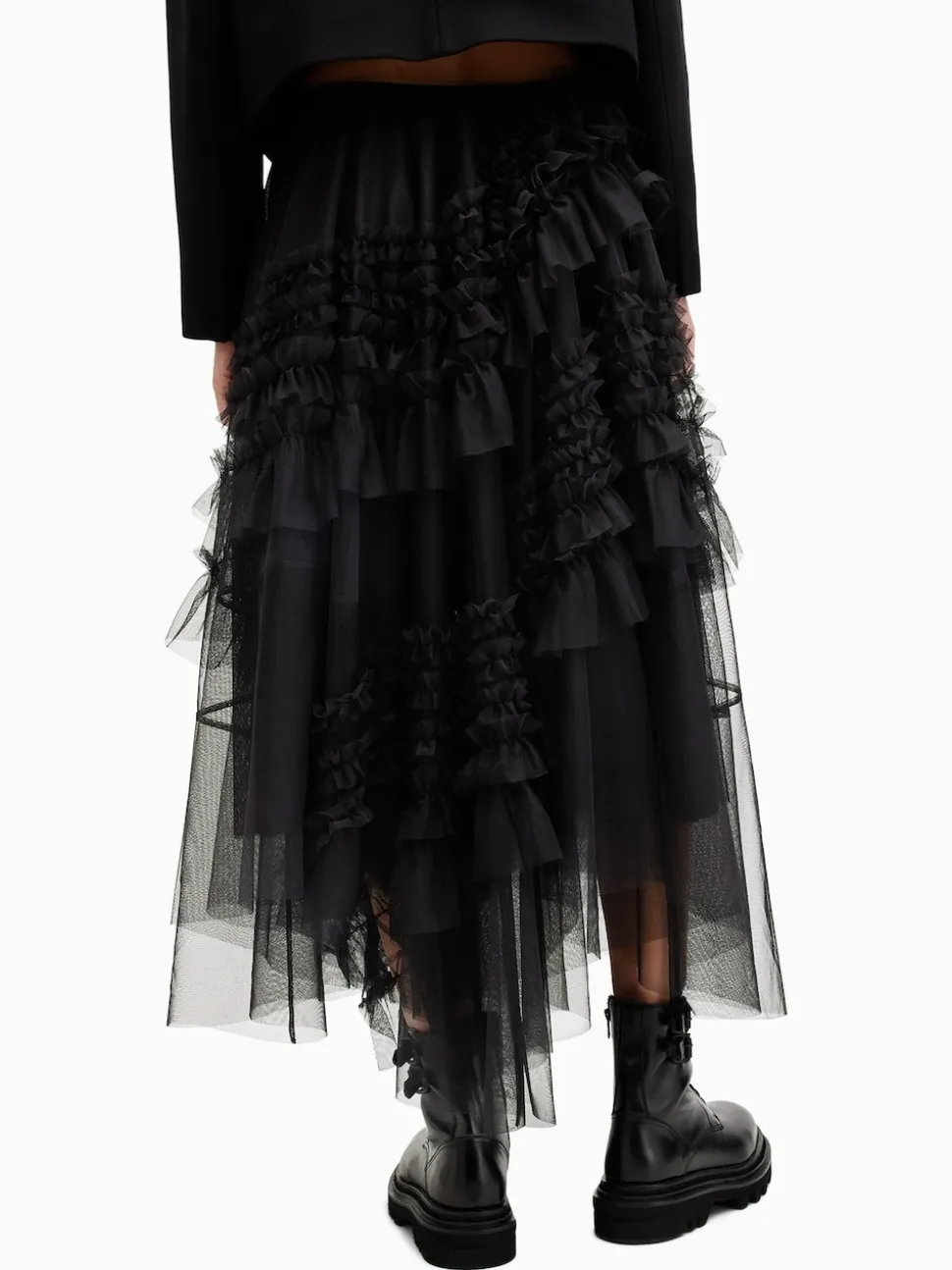 Noir - Allsaints Jen Tulle Jupes
