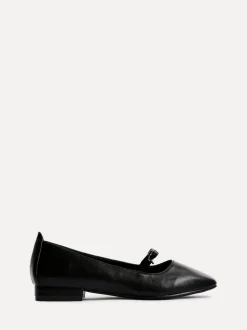 Noir - Ballerines Linzi Cressida avec nœud