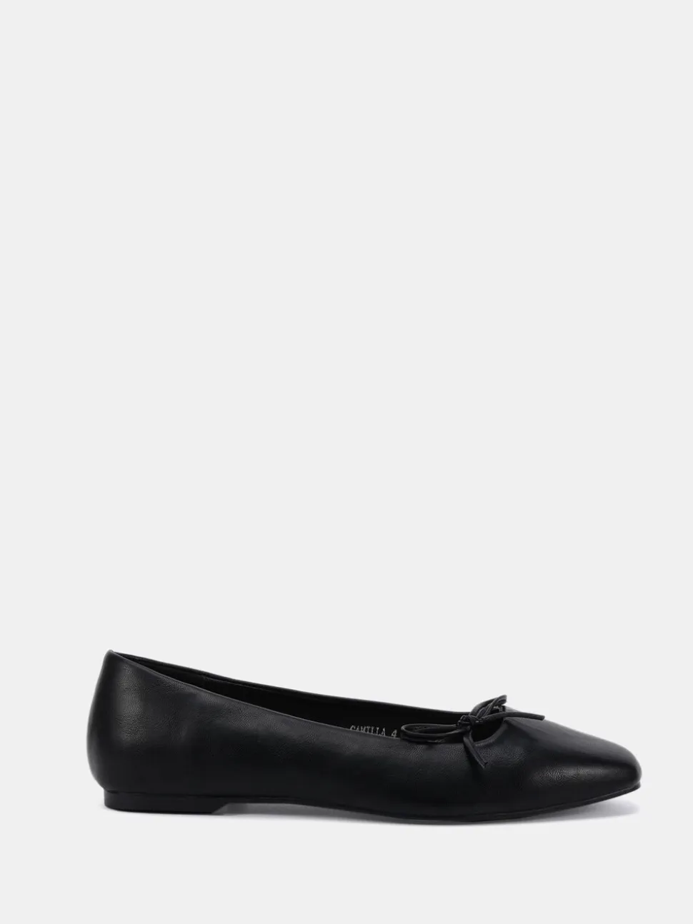 Noir - Ballerines Novo Camilla à nœud asymétrique