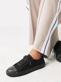 Noir - Baskets de baseball en toile