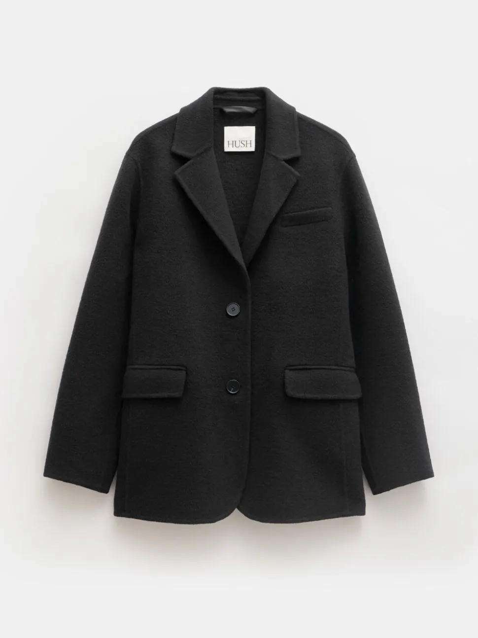Noir - Blazer Hush Pure Wool double face