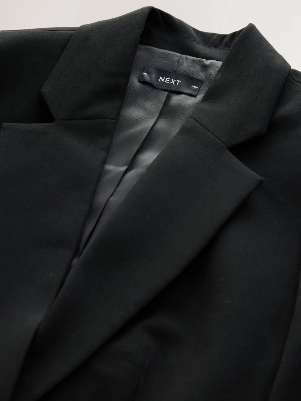 Noir - Blazer simple boutonnage en laine