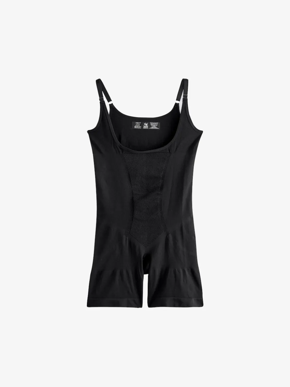 Noir - Body gainant au ventre sans soutien-gorge