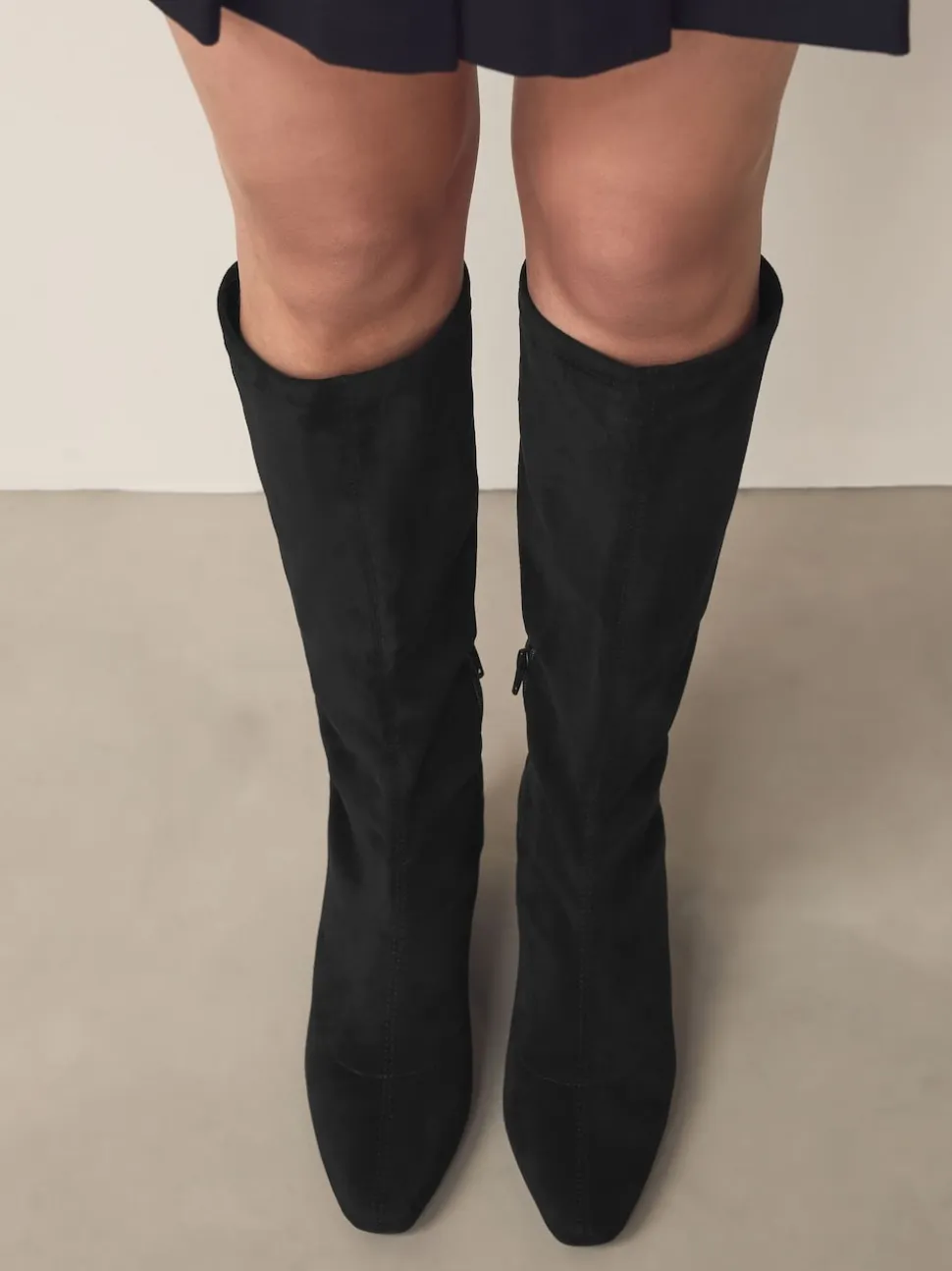 Noir - Bottes chaussettes Forever Comfort® à bout ciselé