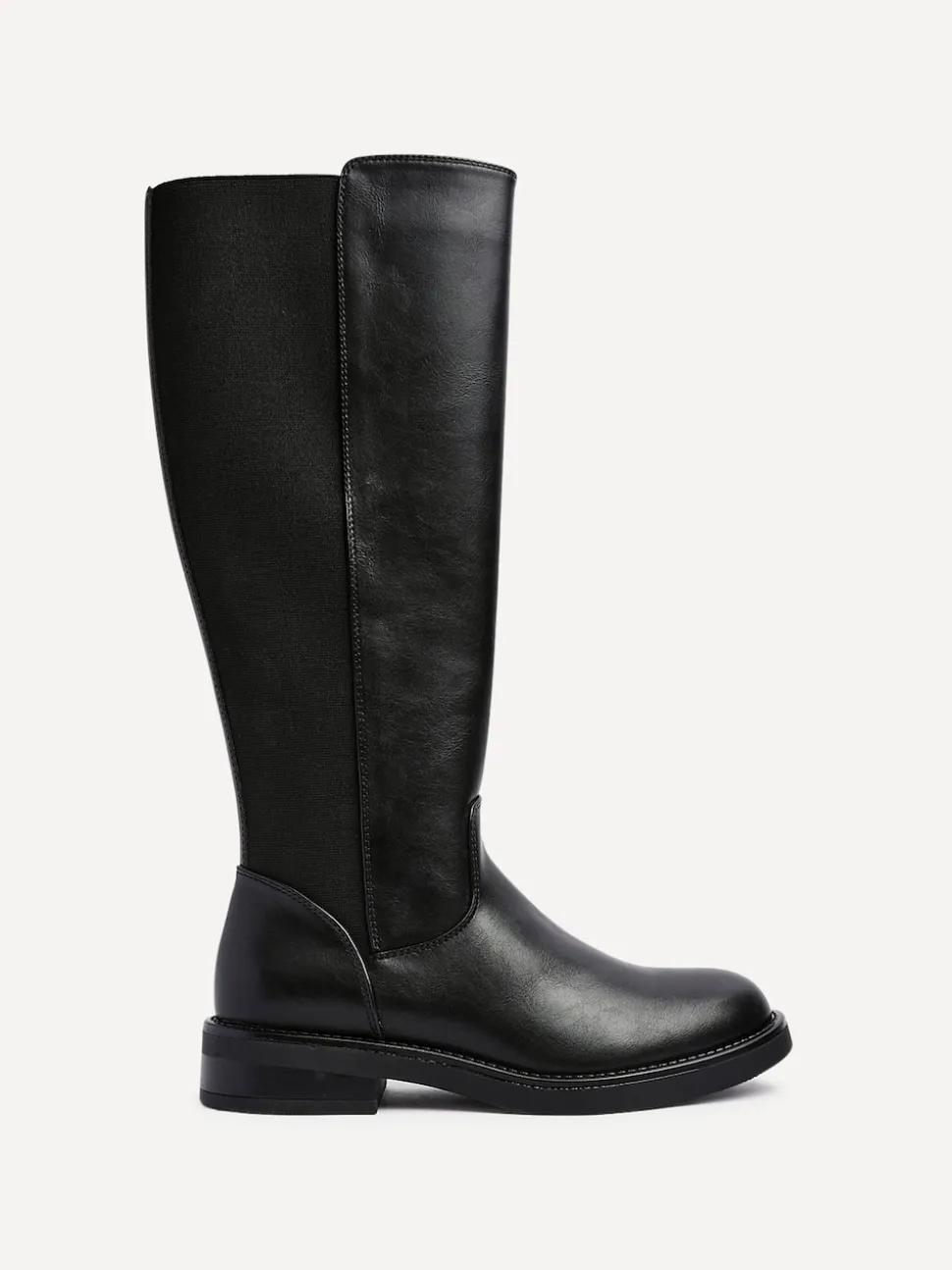 Noir - Bottes Linzi League High avec dos à gousset