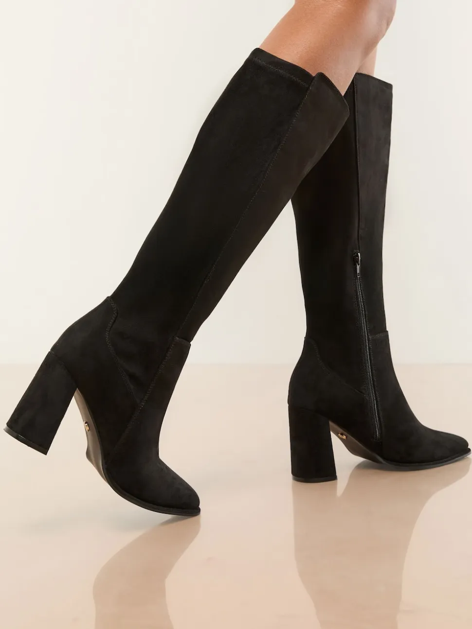 Noir - Bottes Lipsy hauteur genou