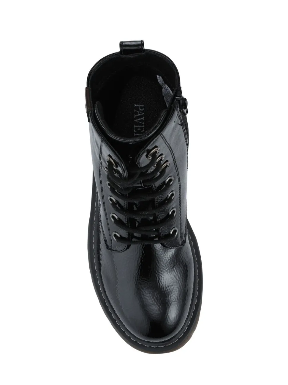 Noir - Bottes militaires Pavers Coupe large semelle adhérente