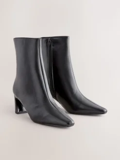 Noir - Bottines à talons Forever Comfort® avec bout ciselé