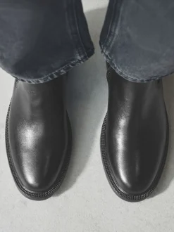 Noir - Bottines Chelsea à boucles