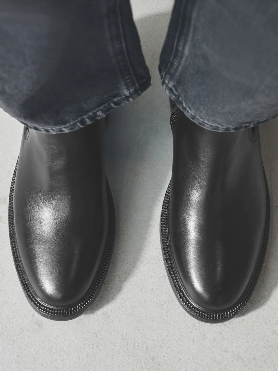 Noir - Bottines Chelsea à boucles