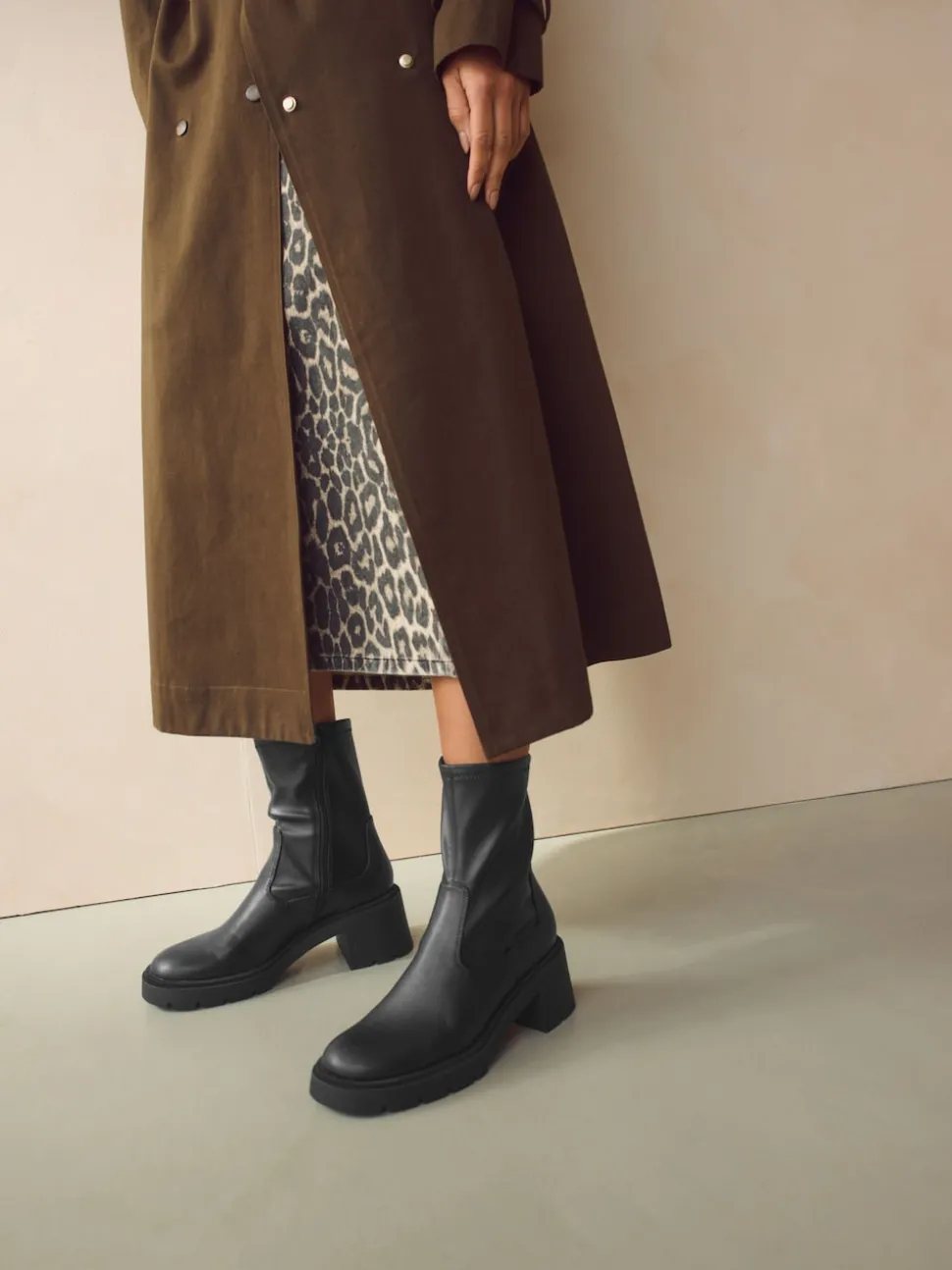 Noir - Bottines Forever Comfort® à chaussettes épaisses